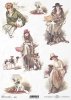 retro, vintage, kobieta, dama, moda, kapelusz, pies, psy, piesek, pieski, R698, woman, lady, fashion, hat, dog, doggie, Frau, Dame, Mode, Hut, Hund, Hündchen, mujer, dama, moda, sombrero, perro, perrito